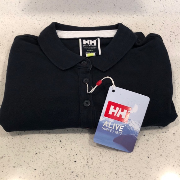 🆕 Helly Hansen Womens Crewline Short Sleeve Polo~Size Large - Picture 3 of 4